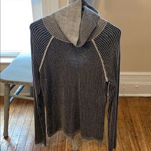 Black and white sweater